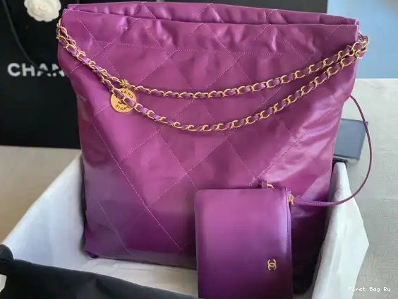 First Bag Ru CHANEL LARGE 22 HANDBAG 0610